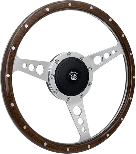 Amazon | カスタム 汎用 アルミ ビレット クラッシックウッド 丸穴